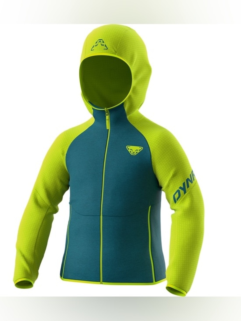 DYNAFIT YOUNGSTAR POLARTEC FLEECE JACKET LIME PUNCH KIDS Size 11-12Y